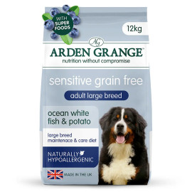 Arden Grange GF Dog Adult Large Sen.O.W.Fish&Pot.12kg