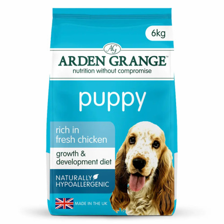 Arden Grange Dog Puppy/Junior rich in fresh Chick.6kg