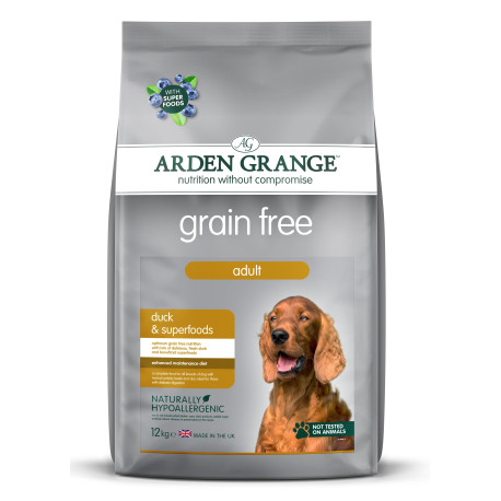 Arden Grange GF Dog Adult Duck&Superfoods 12kg