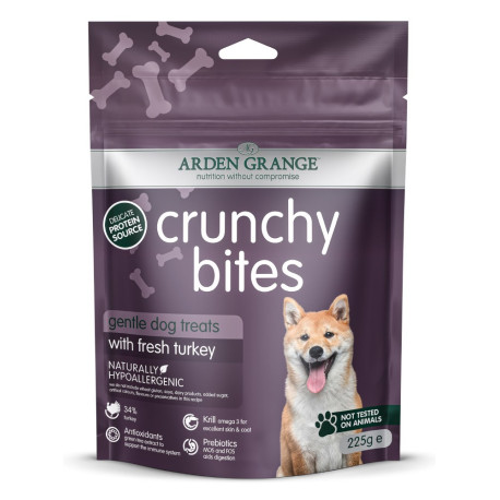 Arden Grange Crunchy Bites with fresh Turkey 225g