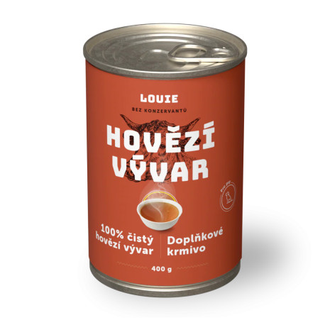 Louie Dog konz. Hovězí vývar 400g