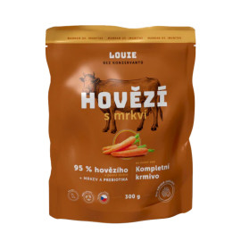 Louie Dog kapsa Hovězí s mrkví 300g