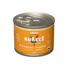 Louie Dog konz. Kuřecí s cuketou a prebiotiky 200g