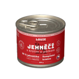 Louie Dog konz. Jehněčí s krůtím,jablk.prebiotiky 200g