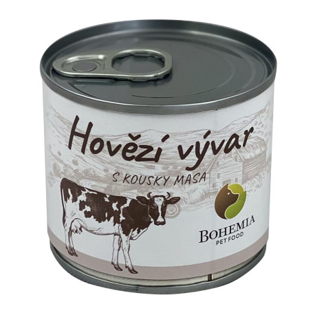 BOHEMIA Vývar Hovězí s kousky masa 140ml