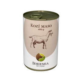 BOHEMIA MASO Kozí ve vlastní šťávě 400g