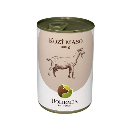 BOHEMIA MASO Kozí ve vlastní šťávě 400g