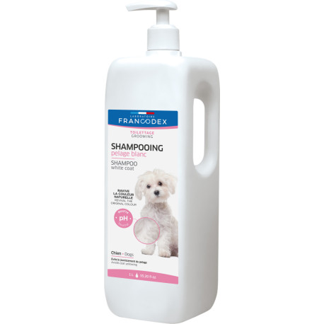 Francodex Šampon bílá srst pes 1L