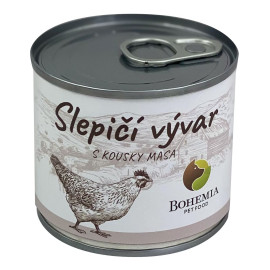 BOHEMIA Vývar Slepičí s kousky masa 140ml