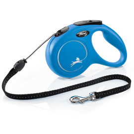 Vodítko FLEXI Classic NEW M lanko 5m/20kg modrá