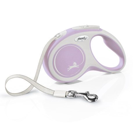 Vodítko FLEXI Comfort S pásek 5m/15kg růžová NEW
