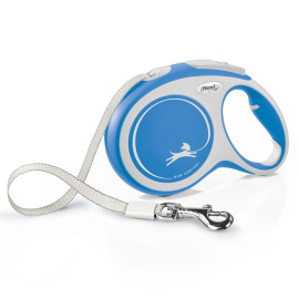 Vodítko FLEXI Comfort L pásek 8m/50kg modrá NEW