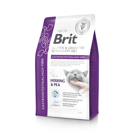 Brit VD Cat GF Gastrointestinal High Fibre 2kg