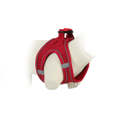 Postroj pes Síťový červená XL Zolux