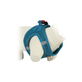 Postroj pes Síťový tyrkysová XL Zolux