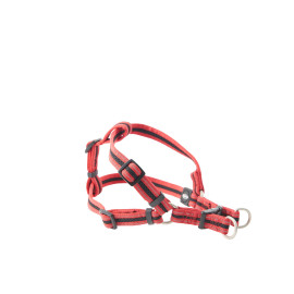 Postroj BUSTER Airmesh reflexní S, 20mm červený