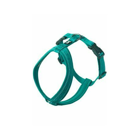 Postroj Y Hurtta Casual ECO paví zeleň 30-35cm