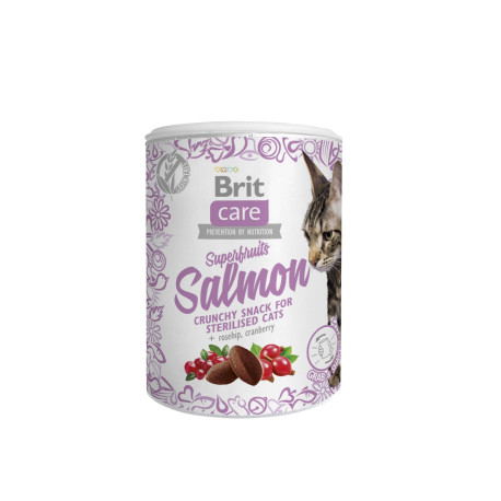 Brit Care Cat Snack Superfruits Salmon  100g