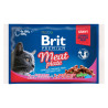 Brit Premium Cat kapsa Meat Plate 400g (4x100g)