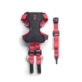 Postroj TRAVEL SAFE S Isofix červený Zolux