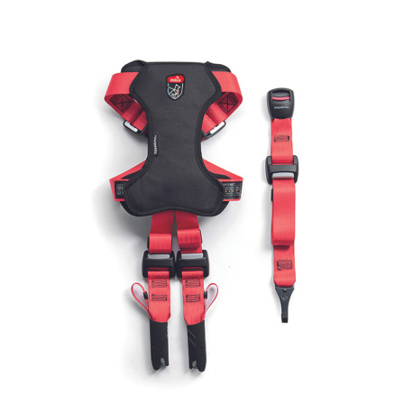 Postroj TRAVEL SAFE S Isofix červený Zolux