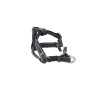 Postroj BUSTER Airmesh reflexní M, 25mm černý