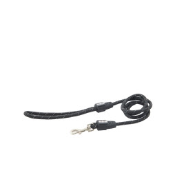 Vodítko BUSTER Reflective lanové 120cm/8mm černé