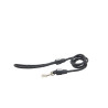 Vodítko BUSTER Reflective lanové 120cm/8mm černé