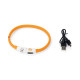 Obojek USB Visio Light 35cm oranžový KAR 1ks