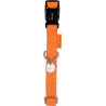 Obojek pes MAC LEATHER oranžová 20 mm Zolux