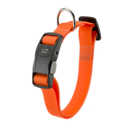 Obojek pryžový EVOLUTION C25/56cm oranžový FP