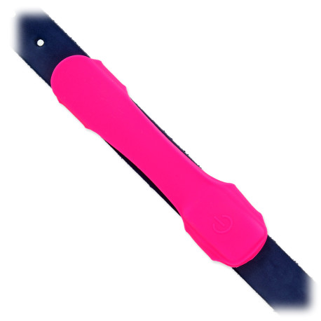 Návlek na obojek Dog Fantasy LED svítící růžový 15cm