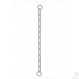 Obojek kovový stahovák dlouhá oka 1-řadý 60cm