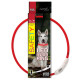 Obojek DOG FANTASY světelný USB červený 65cm 1ks