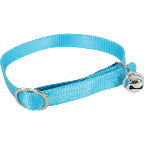 Obojek kočka nylon 10mm/30cm modrý Zolux
