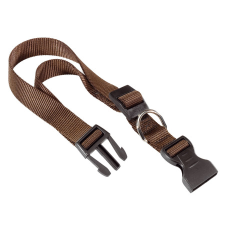 Obojek nylon CLUB C 56cmx20mm hnědý FP 1ks