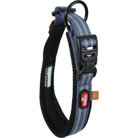 Obojek pes BIVOUAK nastavitelný 35-45cm modrá Zolux