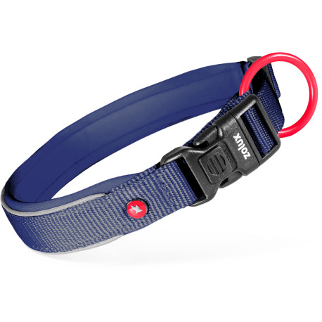 Obojek pes PREMIUM Nylon 15mm/25-30cm modrá Zolux