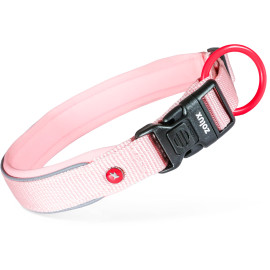 Obojek pes PREMIUM Nylon 15mm/25-30cm růžová Zolux