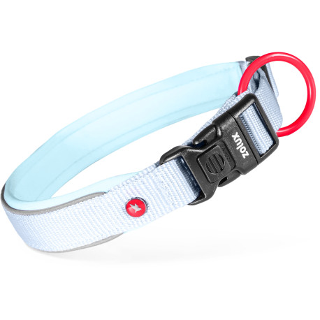 Obojek pes PREMIUM Nylon 15mm/25-30cm sv.modrá Zolux