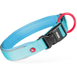 Obojek pes PREMIUM Nylon 15mm/30-35cm tyrkysová Zolux
