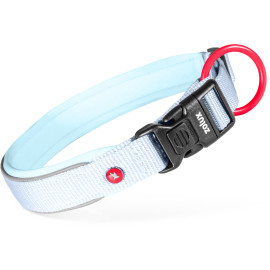 Obojek pes PREMIUM Nylon 15mm/30-35cm sv.modrá Zolux