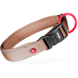 Obojek pes PREMIUM Nylon 25mm/50-55cm hnědá Zolux