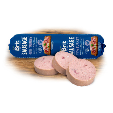 Brit Sausage Turkey 800g New
