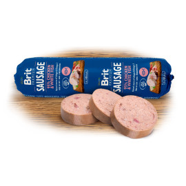 Brit Sausage Chicken & White Fish 800g New