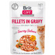 Brit Care Cat Fillets in Gravy Savory Salmon 85g
