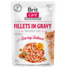 Brit Care Cat Fillets in Gravy Savory Salmon 85g