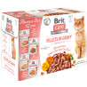 Brit Care Cat Fillets Gravy Flavour box 4*3psc(12*85g)