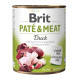 Brit Dog konz Paté & Meat Duck 800g