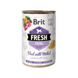 Brit Dog Fresh konz Veal with Millet 400g